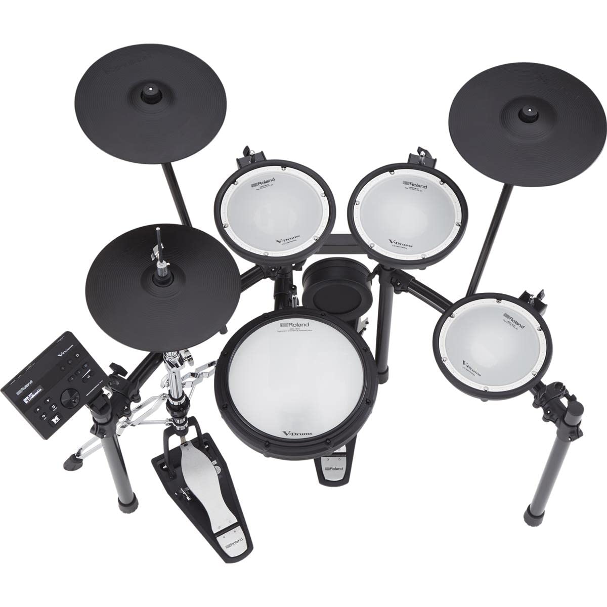 Roland TD-07KVX Electronic V-Drums Kit – With VH-10 Floating Hi-Hat and Best-Ever Cymbals – Bluetooth Audio & MIDI – 40 FREE Melodics Lessons