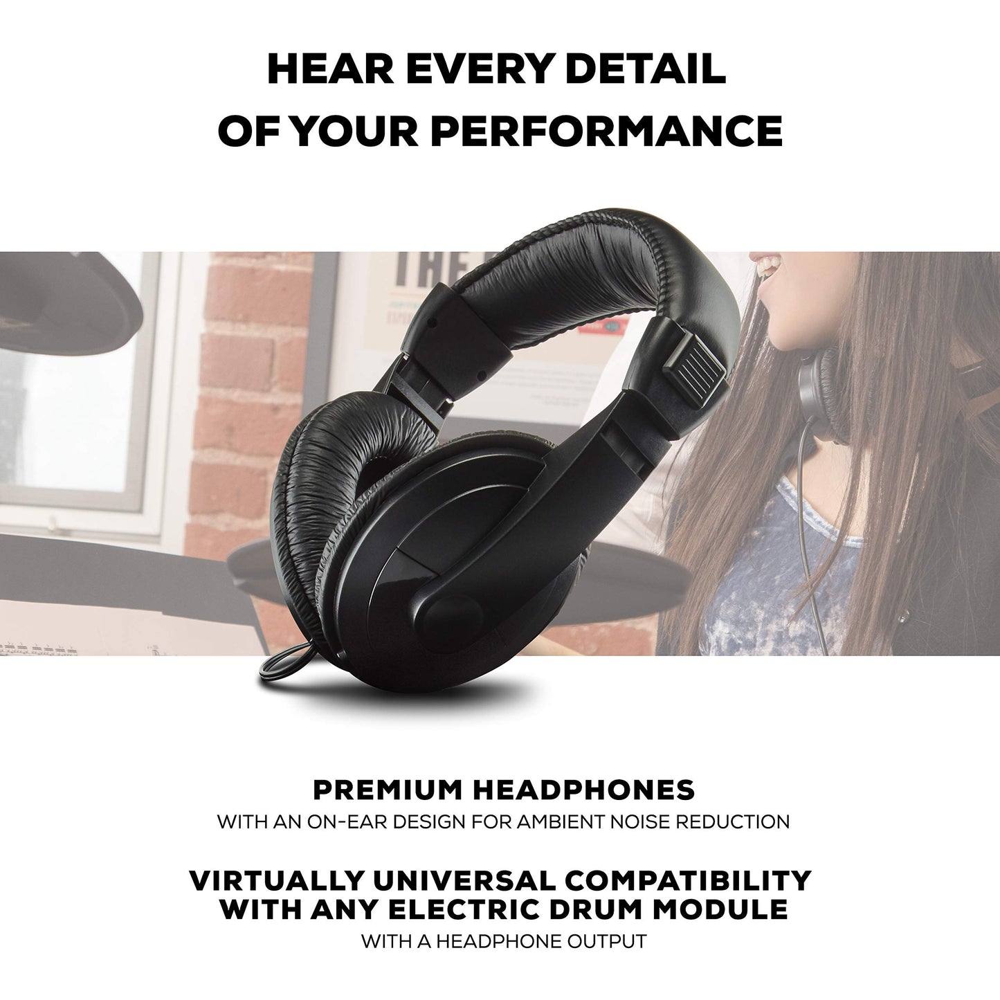 Alesis Nitro Max Kit Electric Drum Set with Quiet Mesh Pads, 10" Dual Zone Snare, Bluetooth, 440+ Authentic Sounds, Drumeo, USB MIDI, Kick Pedal