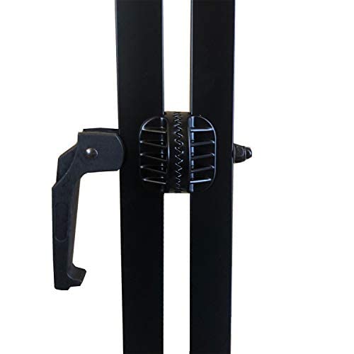 RockJam Xfinity Heavy-Duty, Double-X, Pre-Assembled, Infinitely Adjustable Piano Keyboard Stand with Locking Straps