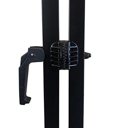 RockJam Xfinity Heavy-Duty, Double-X, Pre-Assembled, Infinitely Adjustable Piano Keyboard Stand with Locking Straps