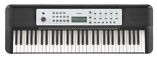 Yamaha 61-Key Portable Keyboard for Beginners with Built-In Songs, Quiz Mode, Music Rest, with Power Adapter YPT280