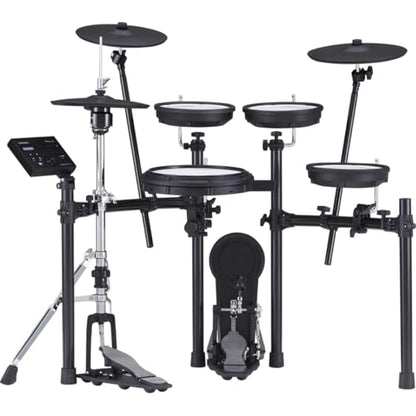 Roland TD-07KVX Electronic V-Drums Kit – With VH-10 Floating Hi-Hat and Best-Ever Cymbals – Bluetooth Audio & MIDI – 40 FREE Melodics Lessons