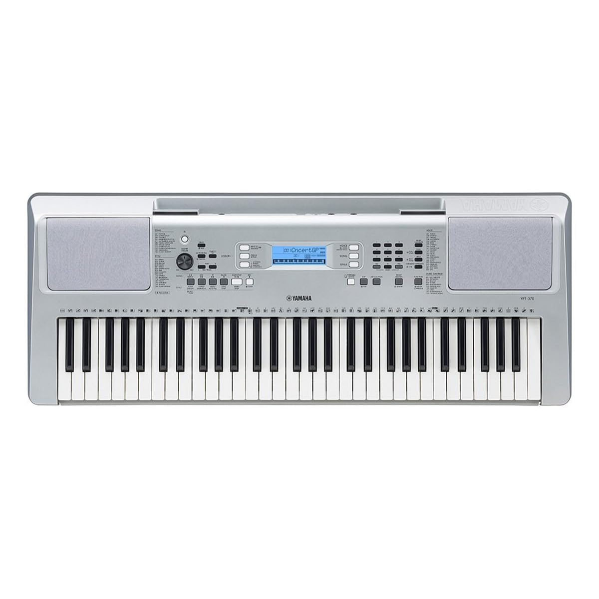 Yamaha 61-Key Portable Keyboard for Beginners with Built-In Songs, Quiz Mode, Music Rest, with Power Adapter YPT280