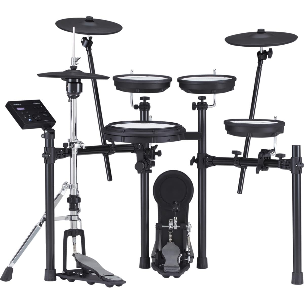 Roland TD-07KVX Electronic V-Drums Kit – With VH-10 Floating Hi-Hat and Best-Ever Cymbals – Bluetooth Audio & MIDI – 40 FREE Melodics Lessons