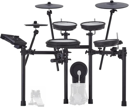 Roland Generation 2 V-Drums TD-17KVX2 Electronic Drum Set Bundle with 3.5mm Audio Cable, Drumstick Bag, 3 Pairs of Drumsticks, and Austin Bazaar Polishing Cloth