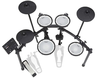 Roland Generation 2 V-Drums TD-17KVX2 Electronic Drum Set Bundle with 3.5mm Audio Cable, Drumstick Bag, 3 Pairs of Drumsticks, and Austin Bazaar Polishing Cloth