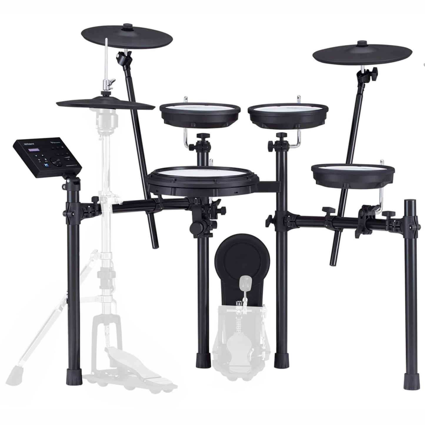 Roland Generation 2 V-Drums TD-17KVX2 Electronic Drum Set Bundle with 3.5mm Audio Cable, Drumstick Bag, 3 Pairs of Drumsticks, and Austin Bazaar Polishing Cloth