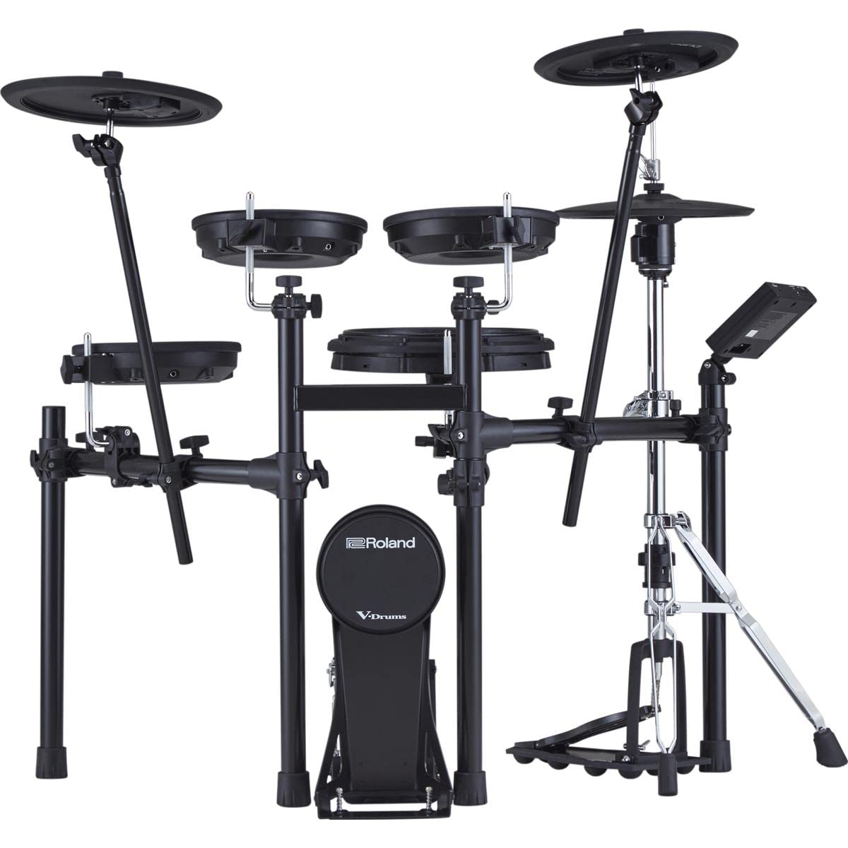 Roland TD-07KVX Electronic V-Drums Kit – With VH-10 Floating Hi-Hat and Best-Ever Cymbals – Bluetooth Audio & MIDI – 40 FREE Melodics Lessons