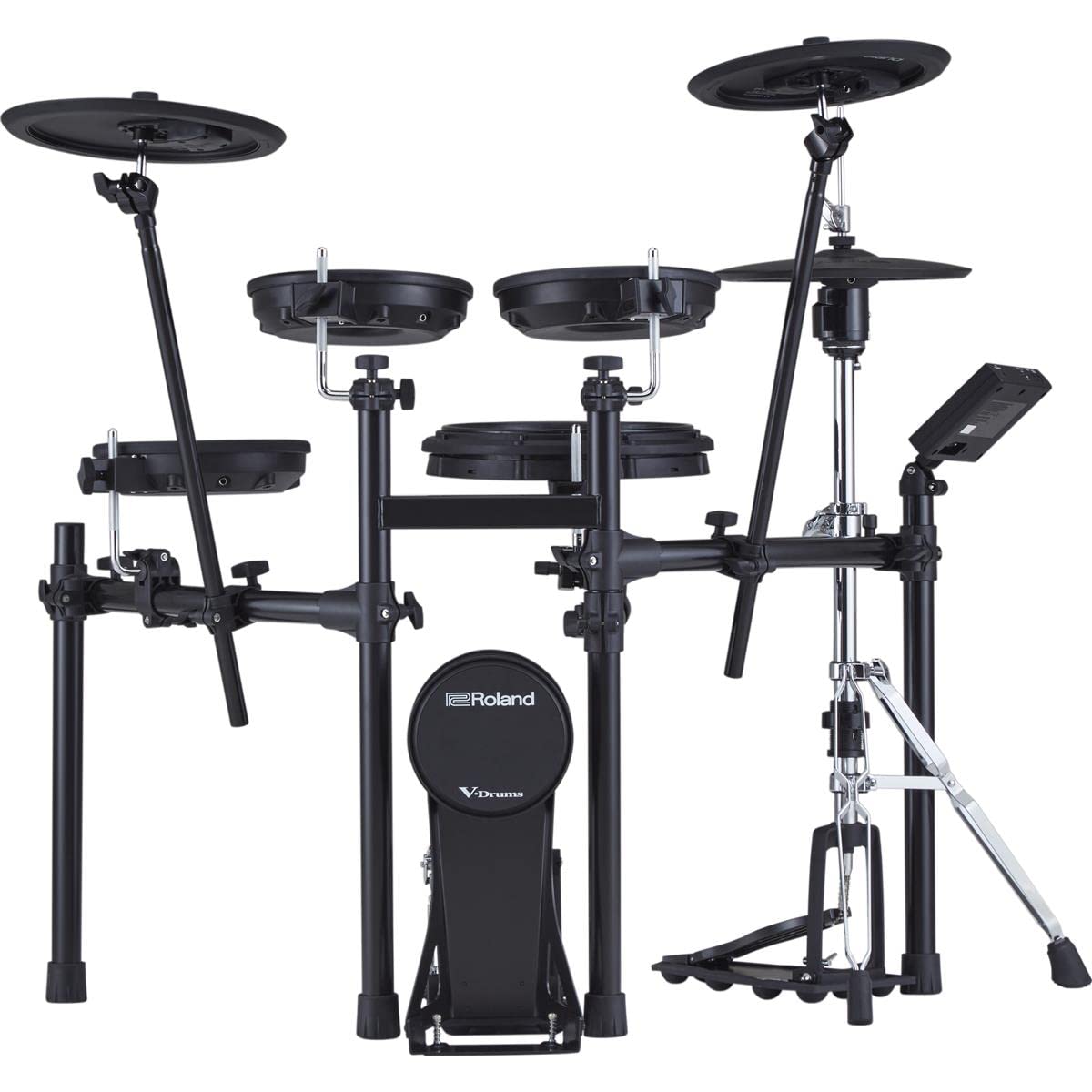 Roland TD-07KVX Electronic V-Drums Kit – With VH-10 Floating Hi-Hat and Best-Ever Cymbals – Bluetooth Audio & MIDI – 40 FREE Melodics Lessons