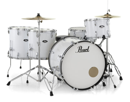 Pearl Roadshow Drum Set 5-Piece Complete Kit with Cymbals and Stands, Jet Black (RS525SC/C31)