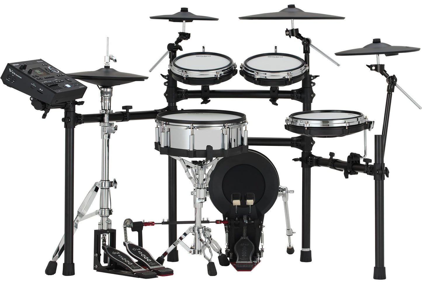 Roland Generation 2 V-Drums TD-17KVX2 Electronic Drum Set Bundle with 3.5mm Audio Cable, Drumstick Bag, 3 Pairs of Drumsticks, and Austin Bazaar Polishing Cloth