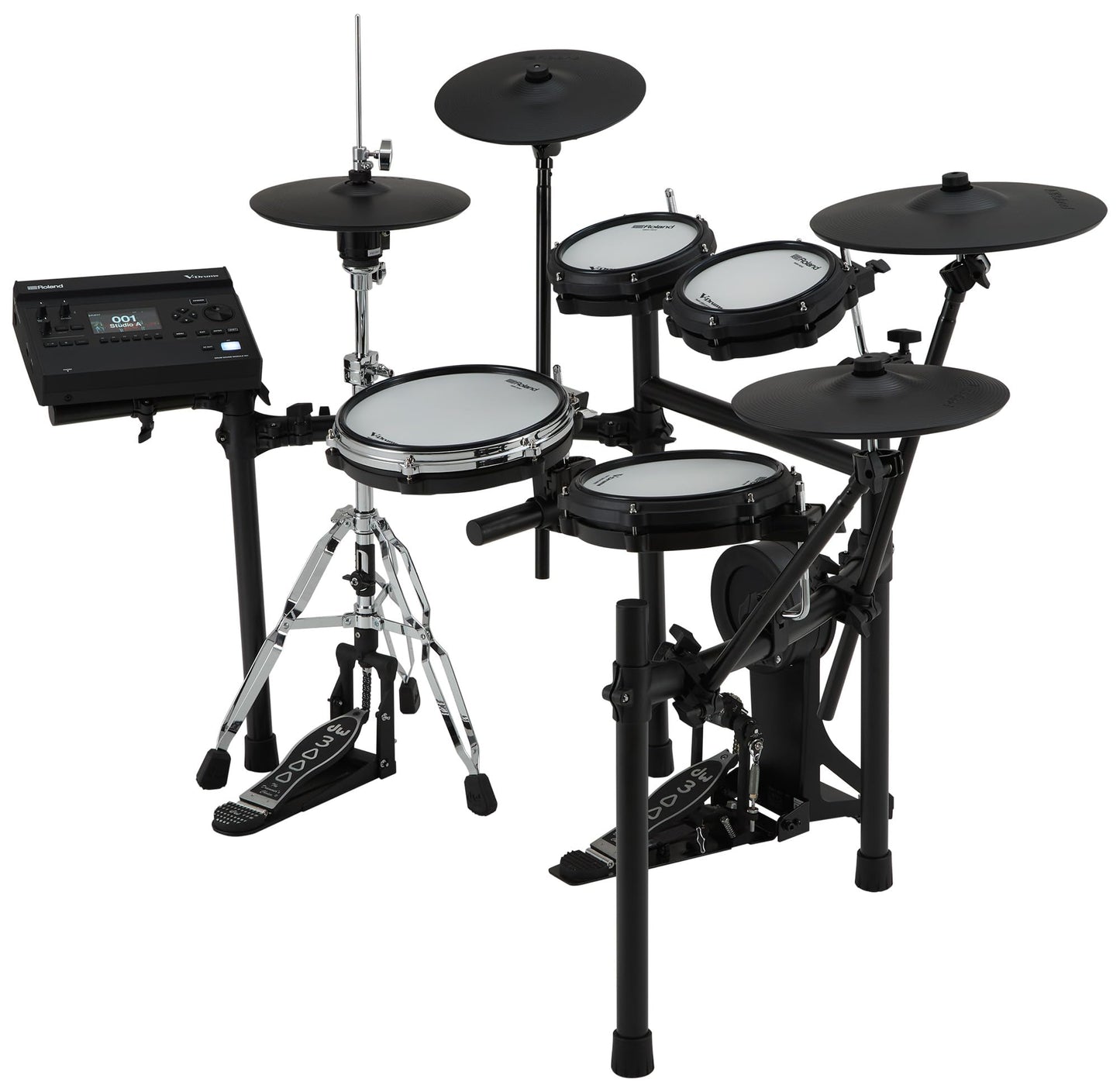 Roland Generation 2 V-Drums TD-17KVX2 Electronic Drum Set Bundle with 3.5mm Audio Cable, Drumstick Bag, 3 Pairs of Drumsticks, and Austin Bazaar Polishing Cloth