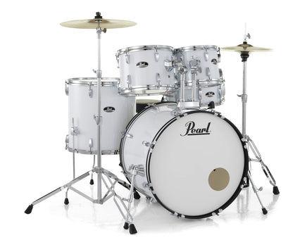 Pearl Roadshow Drum Set 5-Piece Complete Kit with Cymbals and Stands, Jet Black (RS525SC/C31)
