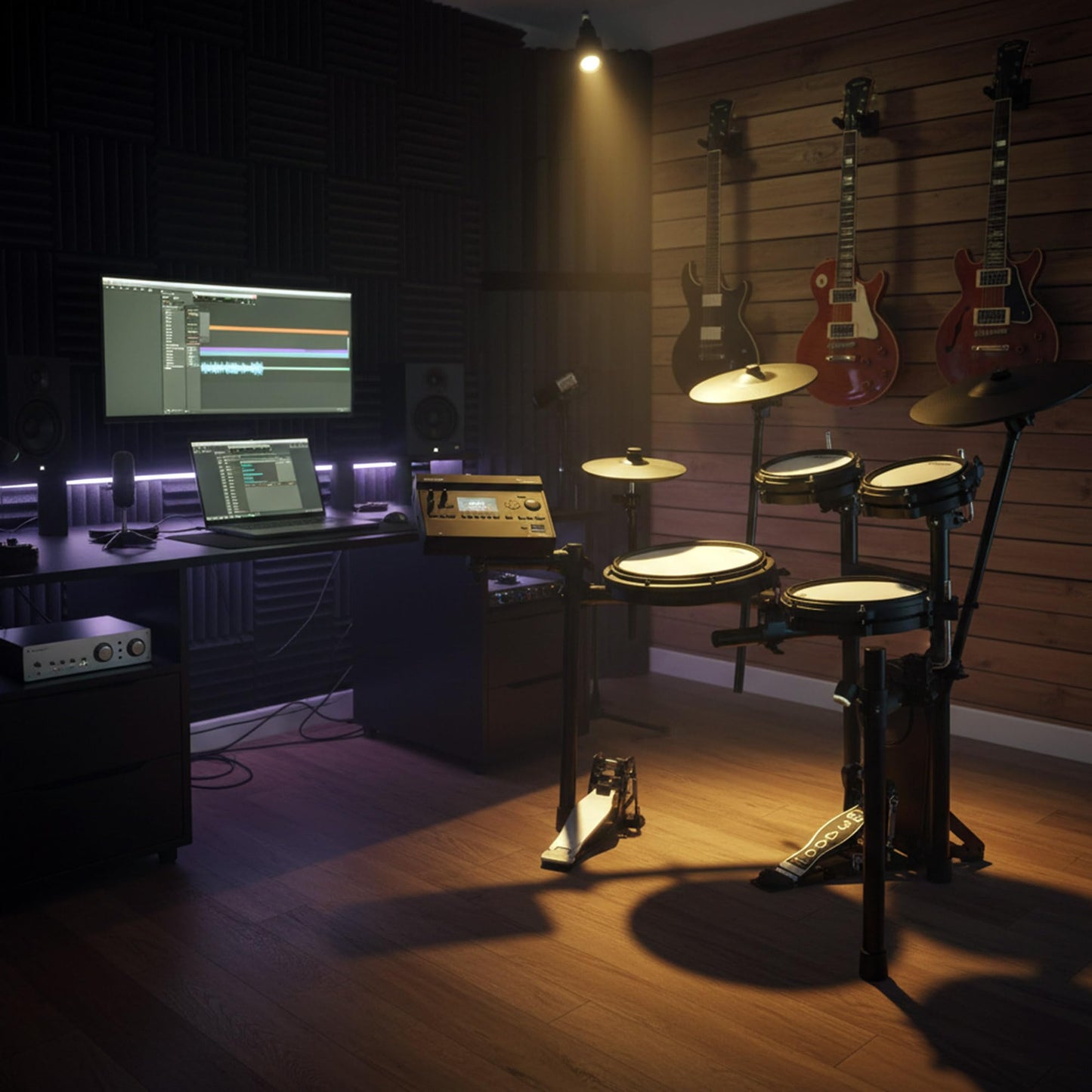 Roland Generation 2 V-Drums TD-17KVX2 Electronic Drum Set Bundle with 3.5mm Audio Cable, Drumstick Bag, 3 Pairs of Drumsticks, and Austin Bazaar Polishing Cloth