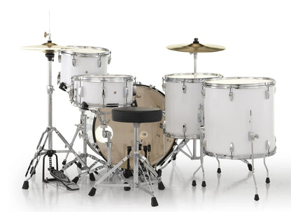 Pearl Roadshow Drum Set 5-Piece Complete Kit with Cymbals and Stands, Jet Black (RS525SC/C31)