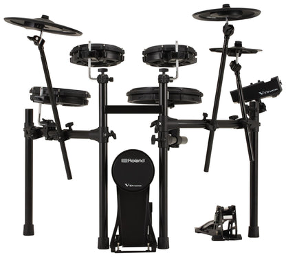 Roland Generation 2 V-Drums TD-17KVX2 Electronic Drum Set Bundle with 3.5mm Audio Cable, Drumstick Bag, 3 Pairs of Drumsticks, and Austin Bazaar Polishing Cloth