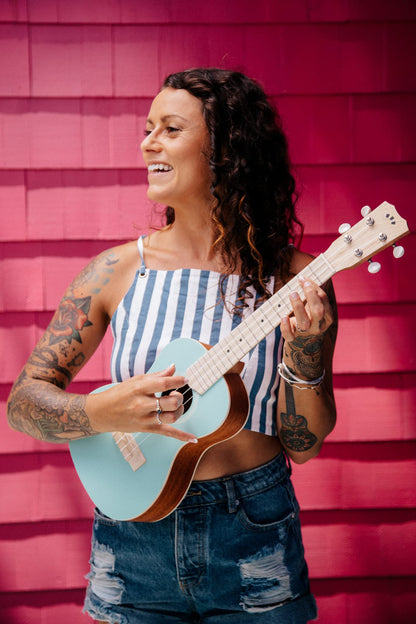 Cordoba, 4 15CM Concert Ukulele-Hand Crafted With Mahogany Top, Back & Sides, Authentic Abalone Rosette & Satin Finish & Premium Italian Aquila Strings-For Beginners & Professionals, Right, COD