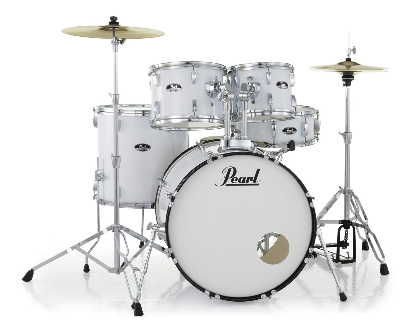 Pearl Roadshow Drum Set 5-Piece Complete Kit with Cymbals and Stands, Jet Black (RS525SC/C31)