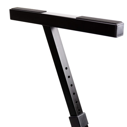 RockJam Xfinity Heavy-Duty, Double-X, Pre-Assembled, Infinitely Adjustable Piano Keyboard Stand with Locking Straps