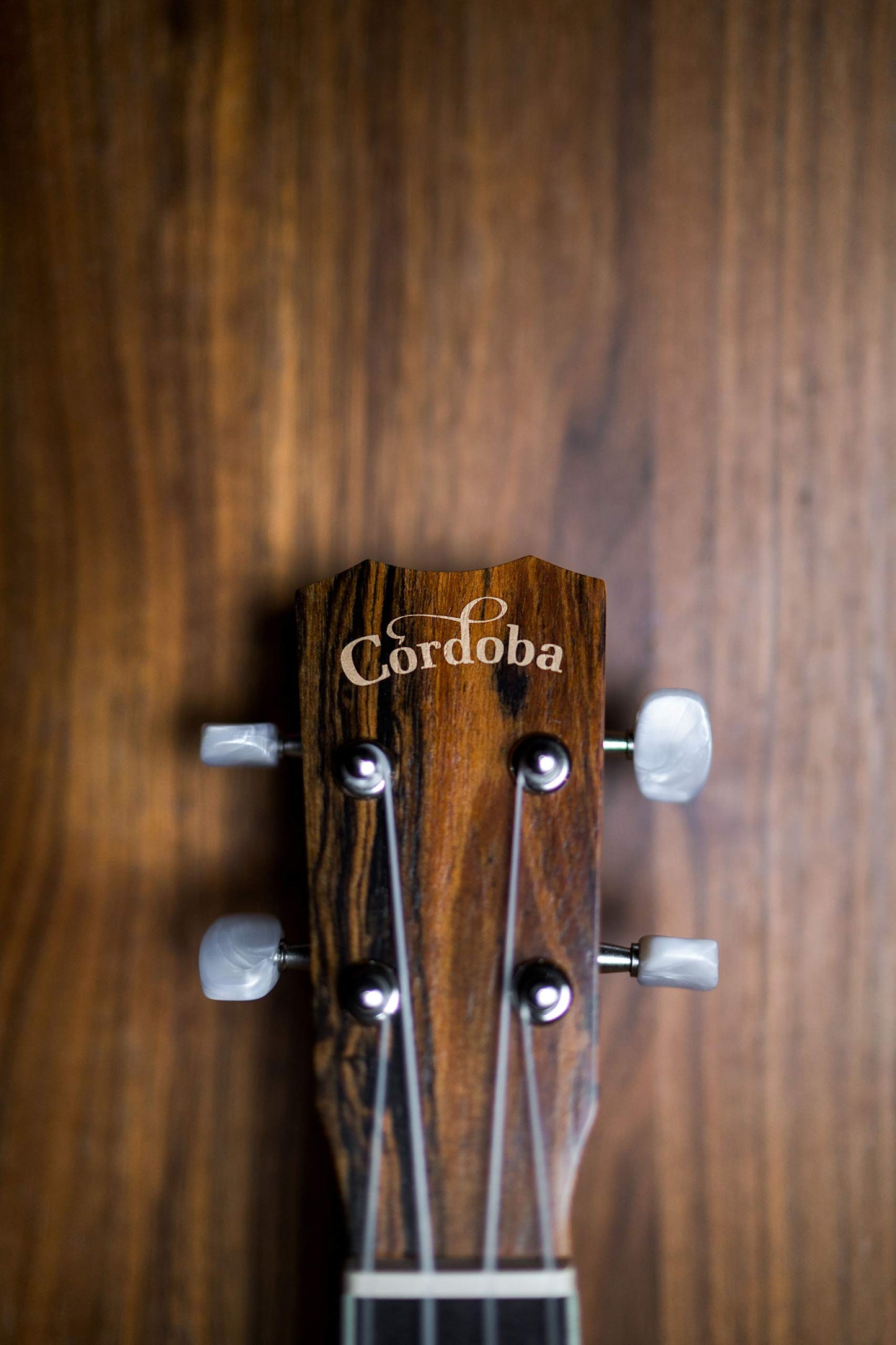 Cordoba, 4 15CM Concert Ukulele-Hand Crafted With Mahogany Top, Back & Sides, Authentic Abalone Rosette & Satin Finish & Premium Italian Aquila Strings-For Beginners & Professionals, Right, COD