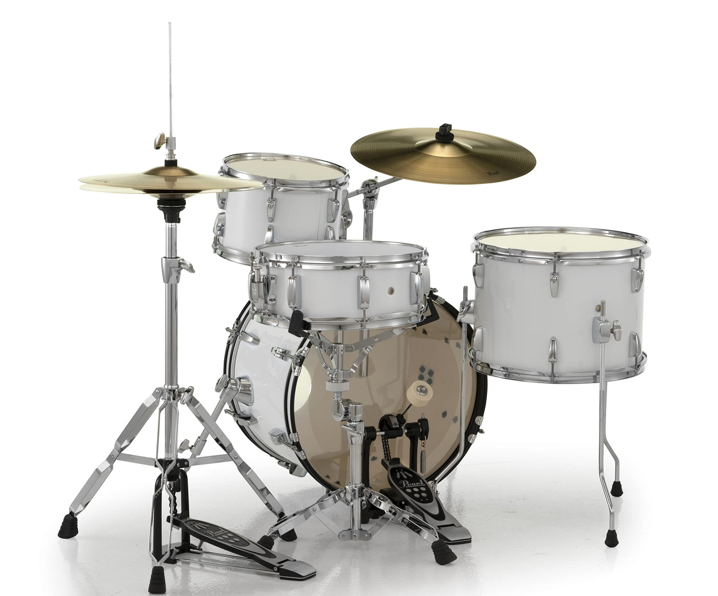 Pearl Roadshow Drum Set 5-Piece Complete Kit with Cymbals and Stands, Jet Black (RS525SC/C31)