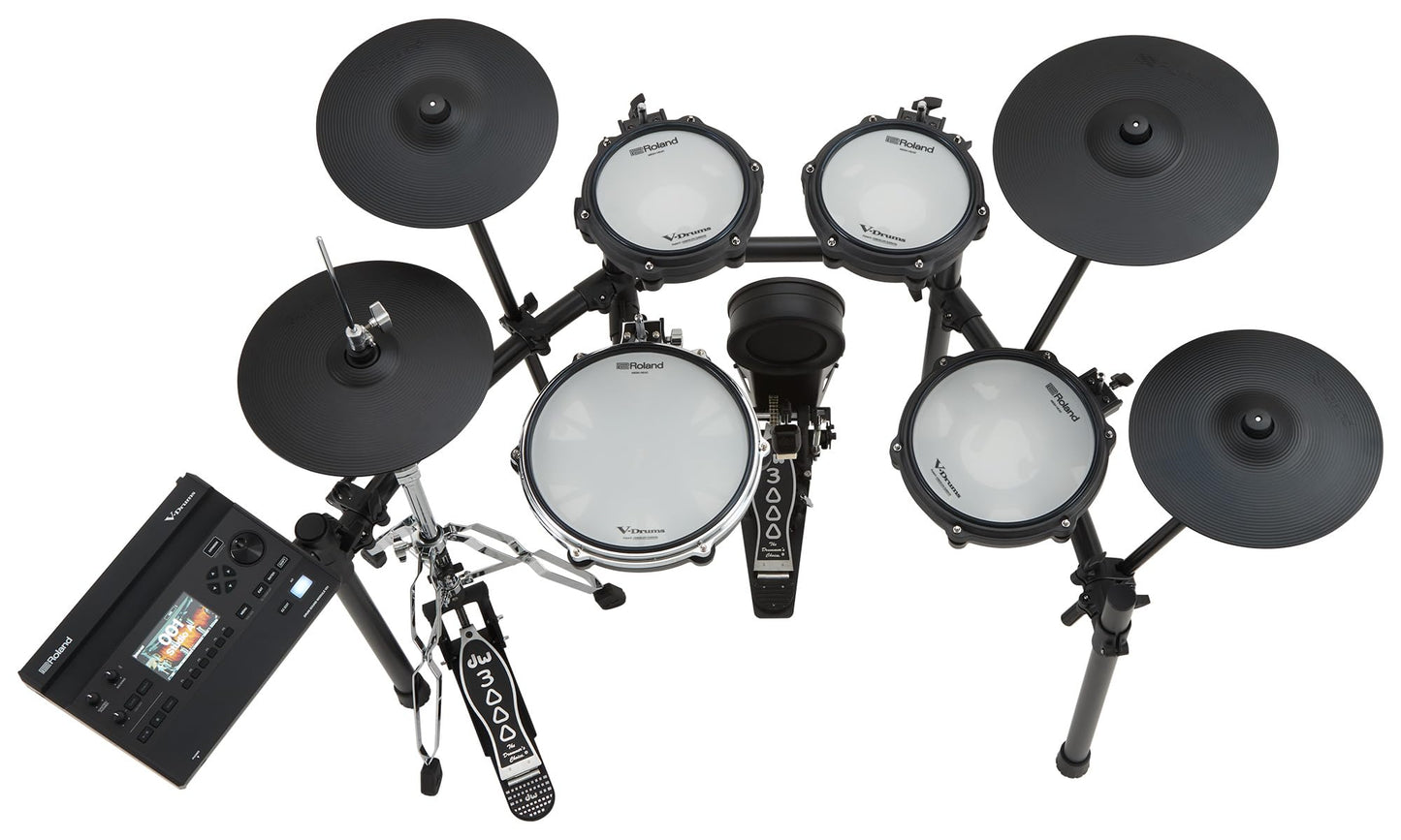 Roland Generation 2 V-Drums TD-17KVX2 Electronic Drum Set Bundle with 3.5mm Audio Cable, Drumstick Bag, 3 Pairs of Drumsticks, and Austin Bazaar Polishing Cloth