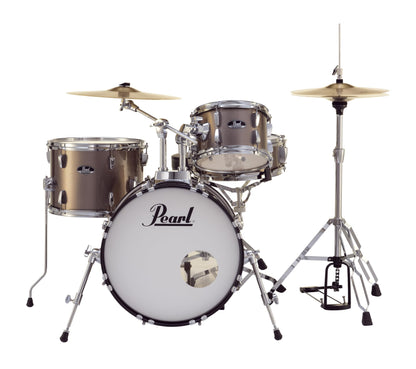 Pearl Roadshow Drum Set 5-Piece Complete Kit with Cymbals and Stands, Jet Black (RS525SC/C31)