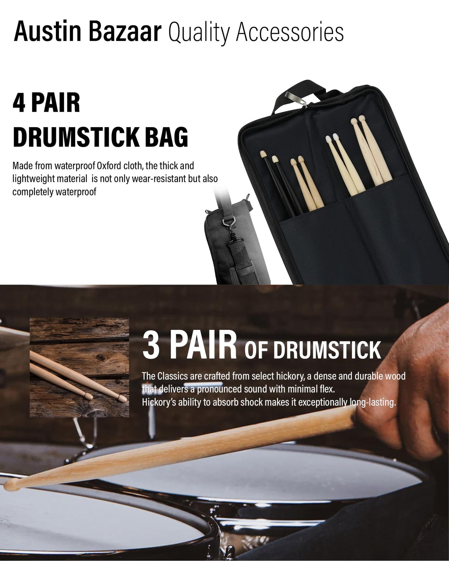 Roland Generation 2 V-Drums TD-17KVX2 Electronic Drum Set Bundle with 3.5mm Audio Cable, Drumstick Bag, 3 Pairs of Drumsticks, and Austin Bazaar Polishing Cloth