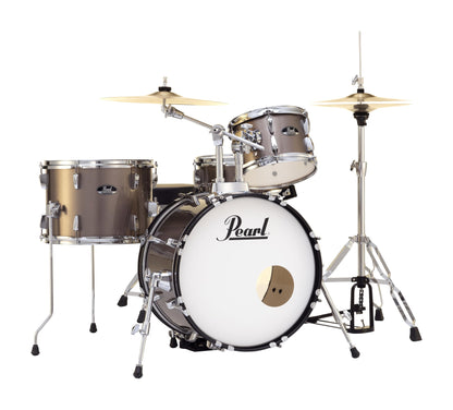 Pearl Roadshow Drum Set 5-Piece Complete Kit with Cymbals and Stands, Jet Black (RS525SC/C31)