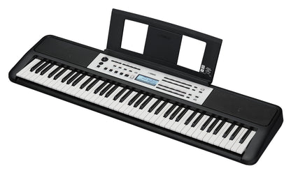 Yamaha 61-Key Portable Keyboard for Beginners with Built-In Songs, Quiz Mode, Music Rest, with Power Adapter YPT280