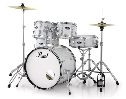 Pearl Roadshow Drum Set 5-Piece Complete Kit with Cymbals and Stands, Jet Black (RS525SC/C31)