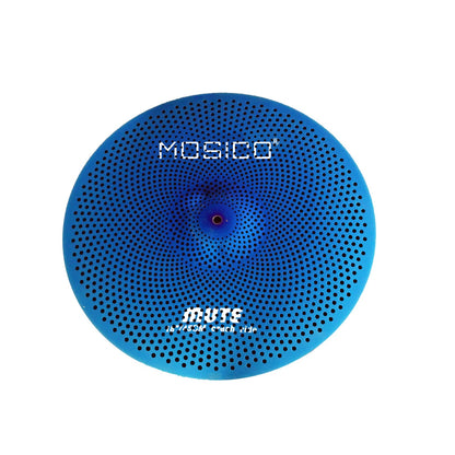 Low Volume Cymbal Pack Mute Set 14'Hihats+16"Crash+18'Crash+20"Ride 5 Pieces Silver Drummer Practice Quiet Cymbal for Drum Set