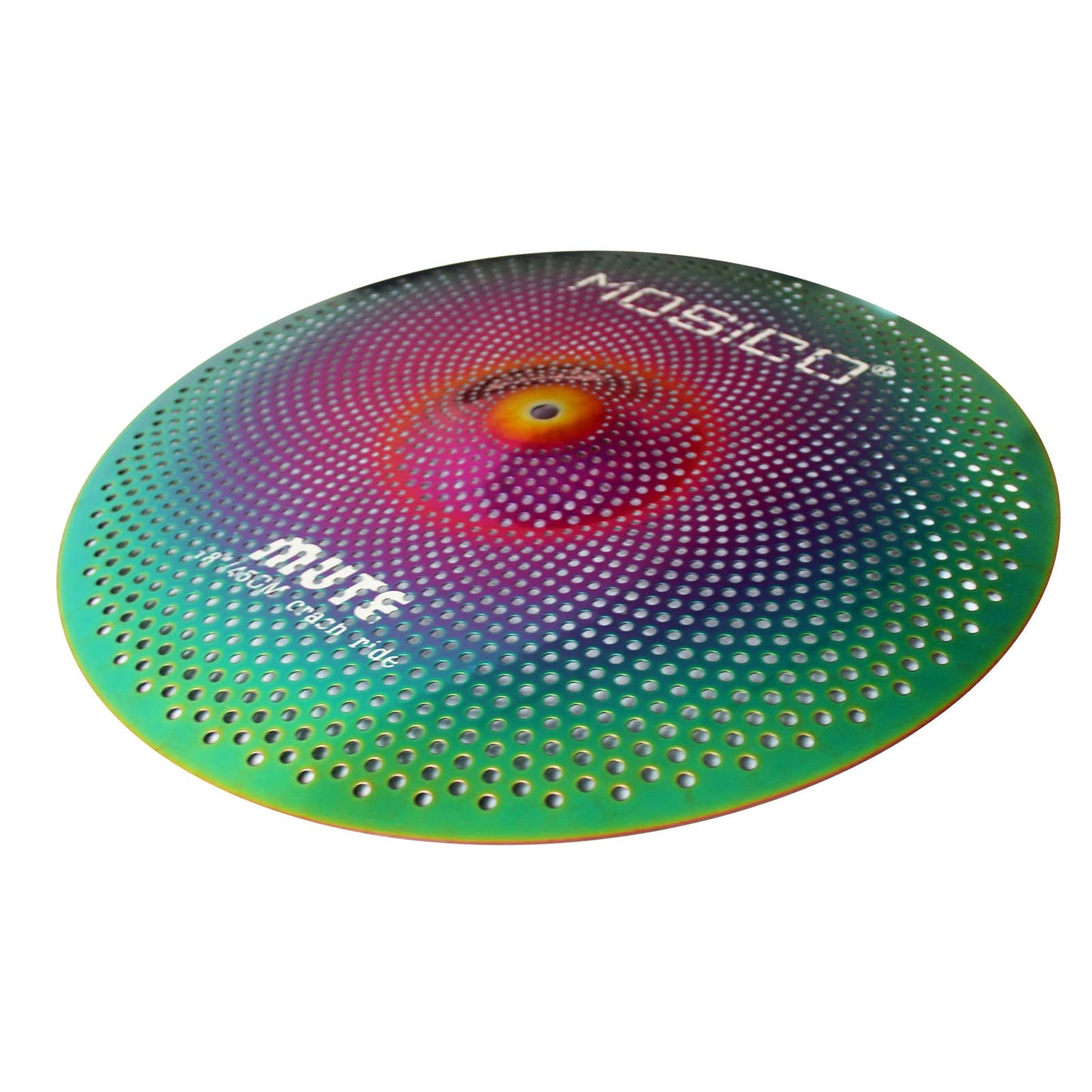 Low Volume Cymbal Pack Mute Set 14'Hihats+16"Crash+18'Crash+20"Ride 5 Pieces Silver Drummer Practice Quiet Cymbal for Drum Set