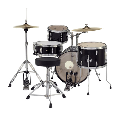 Pearl Roadshow Drum Set 5-Piece Complete Kit with Cymbals and Stands, Jet Black (RS525SC/C31)
