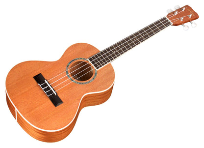 Cordoba, 4 15CM Concert Ukulele-Hand Crafted With Mahogany Top, Back & Sides, Authentic Abalone Rosette & Satin Finish & Premium Italian Aquila Strings-For Beginners & Professionals, Right, COD