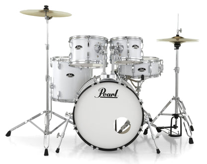 Pearl Roadshow Drum Set 5-Piece Complete Kit with Cymbals and Stands, Jet Black (RS525SC/C31)