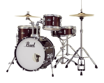Pearl Roadshow Drum Set 5-Piece Complete Kit with Cymbals and Stands, Jet Black (RS525SC/C31)