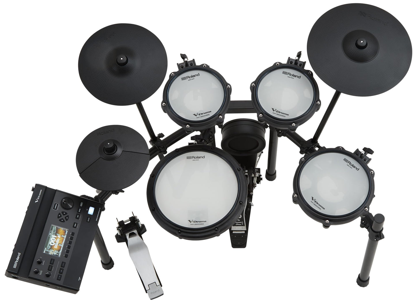 Roland Generation 2 V-Drums TD-17KVX2 Electronic Drum Set Bundle with 3.5mm Audio Cable, Drumstick Bag, 3 Pairs of Drumsticks, and Austin Bazaar Polishing Cloth