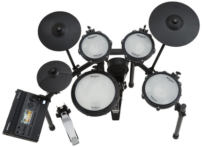 Roland Generation 2 V-Drums TD-17KVX2 Electronic Drum Set Bundle with 3.5mm Audio Cable, Drumstick Bag, 3 Pairs of Drumsticks, and Austin Bazaar Polishing Cloth