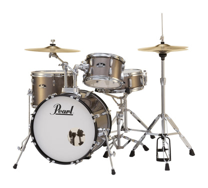 Pearl Roadshow Drum Set 5-Piece Complete Kit with Cymbals and Stands, Jet Black (RS525SC/C31)