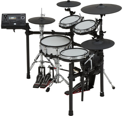 Roland Generation 2 V-Drums TD-17KVX2 Electronic Drum Set Bundle with 3.5mm Audio Cable, Drumstick Bag, 3 Pairs of Drumsticks, and Austin Bazaar Polishing Cloth