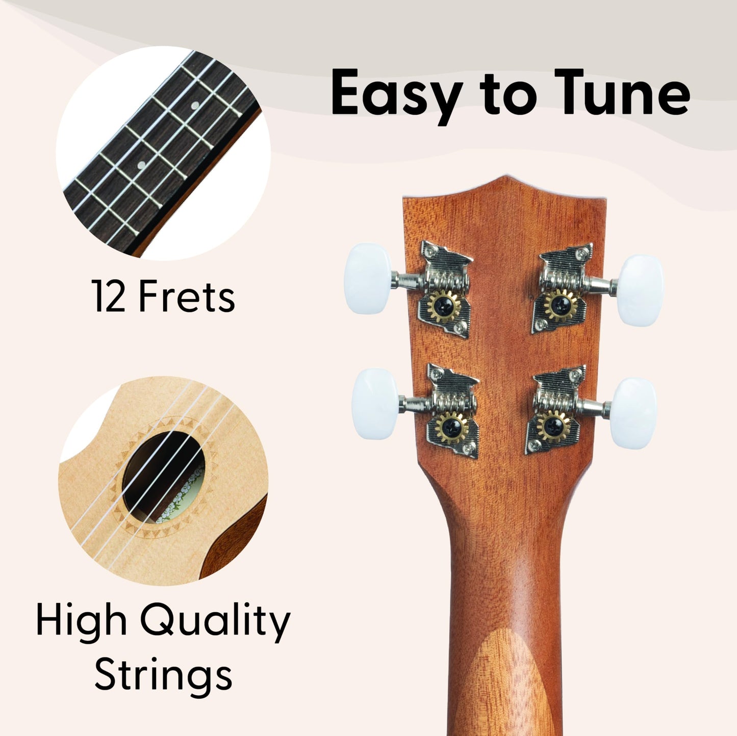 Kala KA-15S Mahogany Soprano Ukulele