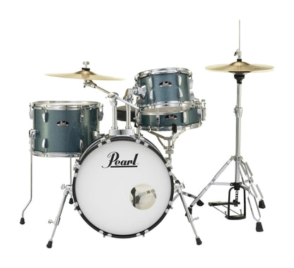 Pearl Roadshow Drum Set 5-Piece Complete Kit with Cymbals and Stands, Jet Black (RS525SC/C31)