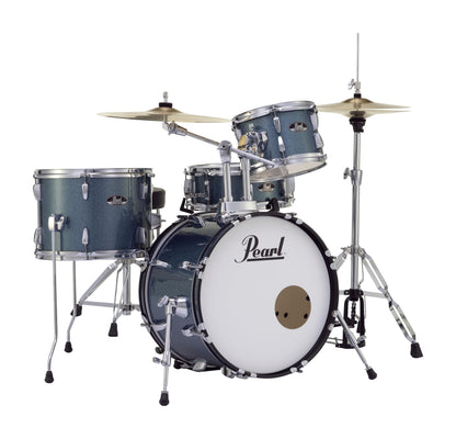 Pearl Roadshow Drum Set 5-Piece Complete Kit with Cymbals and Stands, Jet Black (RS525SC/C31)