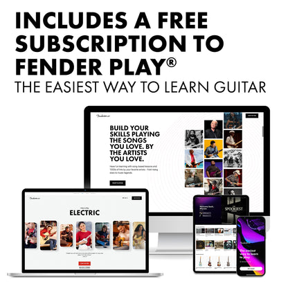 Fender Squier Debut Series Stratocaster Electric Guitar, Beginner Guitar, 2-Year Warranty, Includes Free Lessons, Sea Foam Green with Satin Urethane Finish