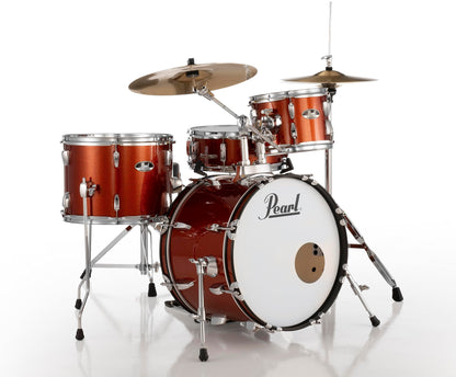 Pearl Roadshow Drum Set 5-Piece Complete Kit with Cymbals and Stands, Jet Black (RS525SC/C31)