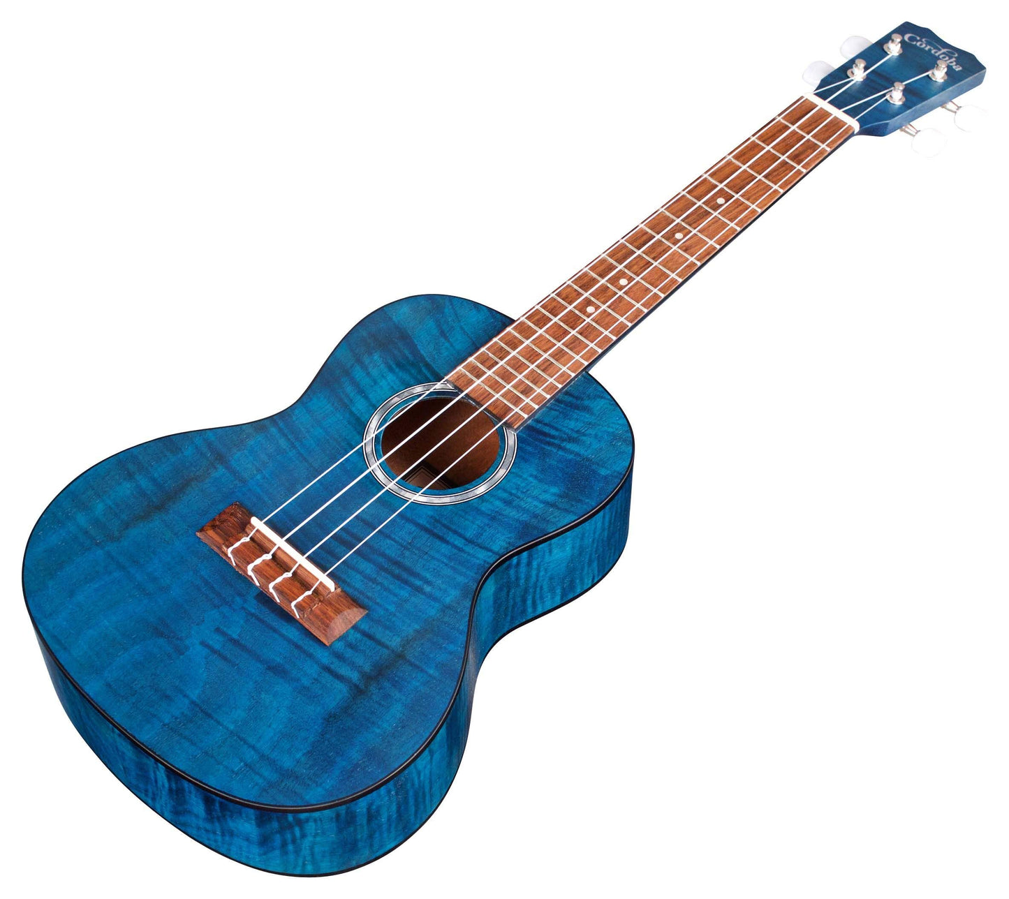 Cordoba, 4 15CM Concert Ukulele-Hand Crafted With Mahogany Top, Back & Sides, Authentic Abalone Rosette & Satin Finish & Premium Italian Aquila Strings-For Beginners & Professionals, Right, COD