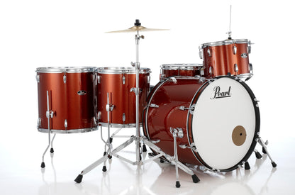 Pearl Roadshow Drum Set 5-Piece Complete Kit with Cymbals and Stands, Jet Black (RS525SC/C31)