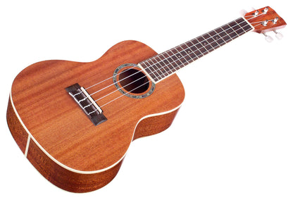 Cordoba, 4 15CM Concert Ukulele-Hand Crafted With Mahogany Top, Back & Sides, Authentic Abalone Rosette & Satin Finish & Premium Italian Aquila Strings-For Beginners & Professionals, Right, COD