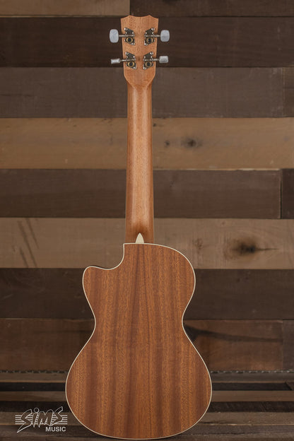 Cordoba, 4 15CM Concert Ukulele-Hand Crafted With Mahogany Top, Back & Sides, Authentic Abalone Rosette & Satin Finish & Premium Italian Aquila Strings-For Beginners & Professionals, Right, COD